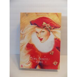 Vintage Jewel Princss Barbie 1996 Mattel 15826 COA